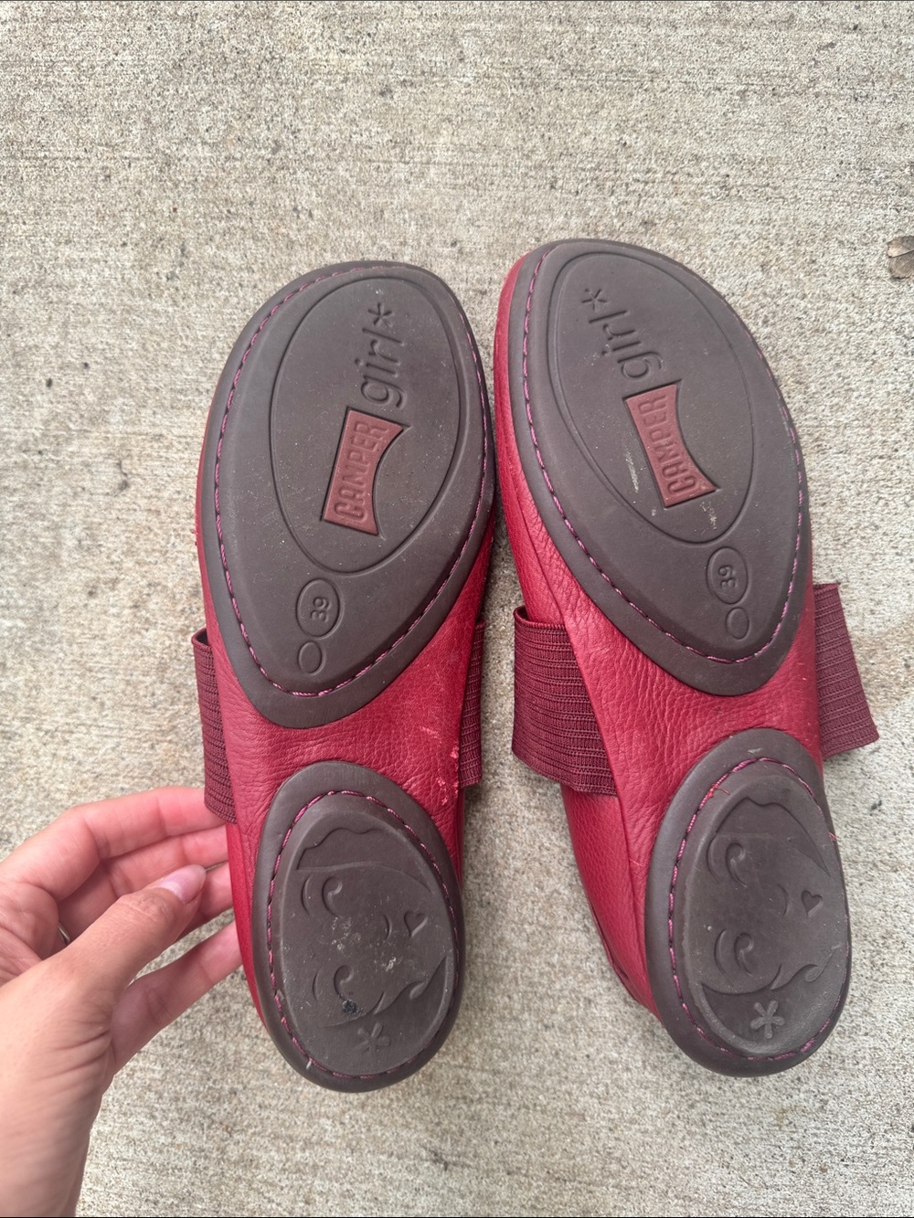 Camper Ballerina in Deep Red - Picture 11 of 13
